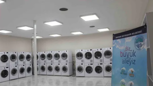 Kayseri'nin çamaşır yıkama merkezi projesi Türkiye'ye örnek oldu