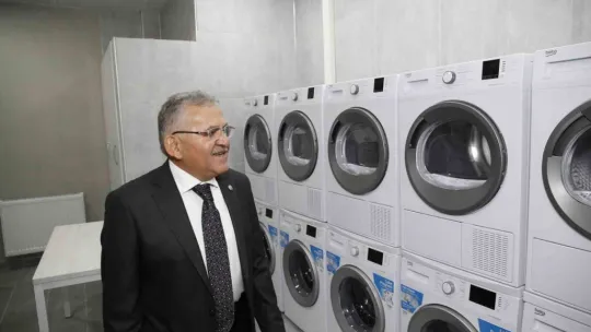 Kayseri'nin çamaşır yıkama merkezi projesi Türkiye'ye örnek oldu