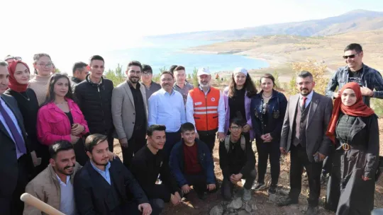 Kayseri'nin denizi ağaçlandırılıyor