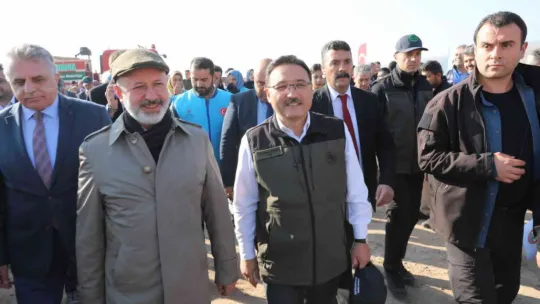 Kayseri'nin Denizi Kuşçu'da, ağaç dikme etkinliği gerçekleştirildi
