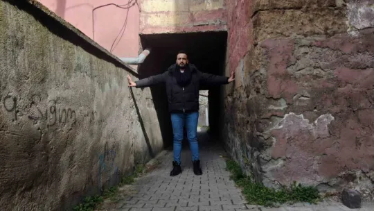 Kayseri'nin en dar sokağı: 138 santim