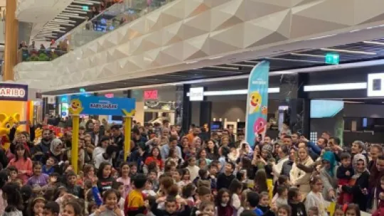 Kayseri'nin ilk 'Baby Shark' etkinliğine büyük ilgi