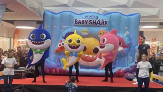Kayseri'nin ilk 'Baby Shark' etkinliğine büyük ilgi