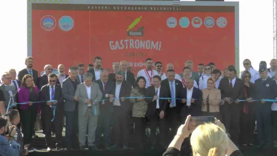 Kayseri'nin lezzetleri Gastronomi Günlerinde görücüye çıktı