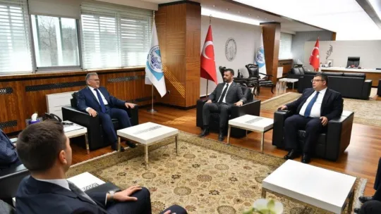 Kayseri OSB Başkanı İmamoğlu'ndan Başkan Büyükkılıç'a ziyaret