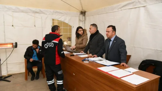 Kayseri OSB, deprem yardımları koordinasyonun merkezi oldu