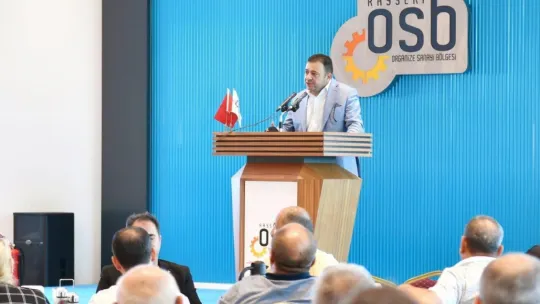 Kayseri OSB'de, yangın ve afetlere karşı dayanışma