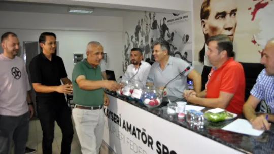 Kayseri Süper Amatör Küme fikstürü çekildi