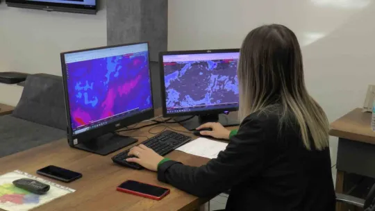 Kayseri'ye kar 'gelemiyor'