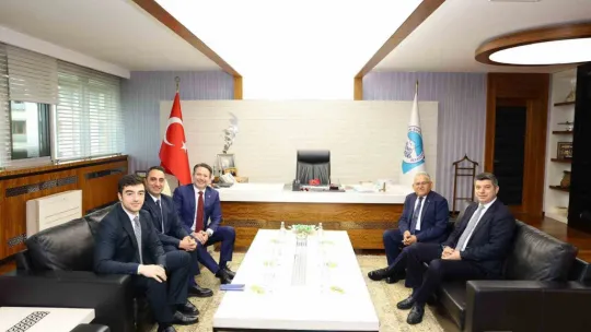 Kayserigaz'dan Başkan Büyükkılıç'a 'hayırlı olsun' ziyareti