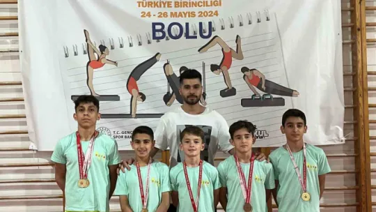 Kayserili cimnastikçilerden 6 altın madalya