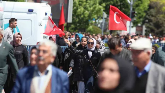 Kayserililerin 'Erdoğan' sevgisi
