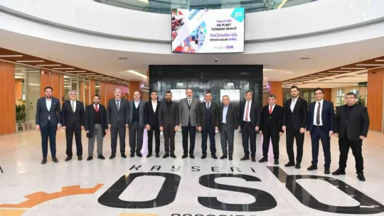 KAYSO Başkanı Büyüksimitci'den, Kayseri OSB Başkanı İmamoğlu'na ziyaret