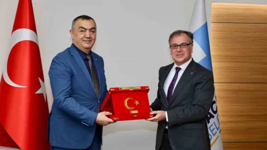 KAYSO heyetinden Özdoğan'a 'hayırlı olsun' ziyareti