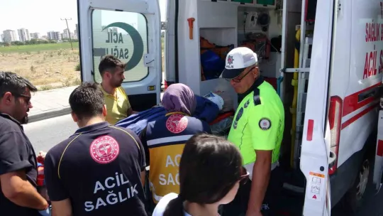 Kazada araçta sıkışan sürücünün feryadı yürekleri dağladı