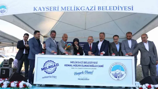 Kemal-Hülya Elmacıoğlu Cami'nin temeli atıldı