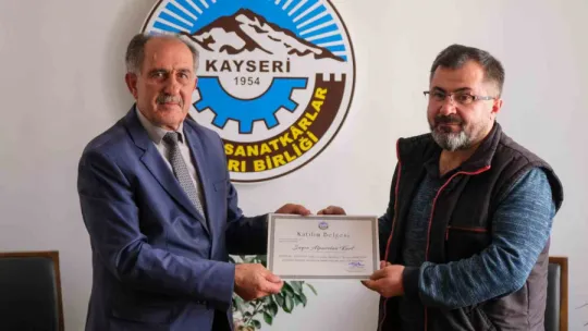 KESOB'da Kooperatifçilik Eğitimi'nin ilk grubu sertifikalarını aldı
