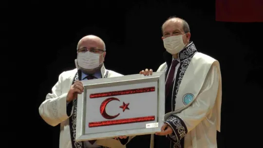 KKTC Cumhurbaşkanı Tatar: 'Biz direnmeye devam edeceğiz yeter ki Türkiye arkamızda dursun'