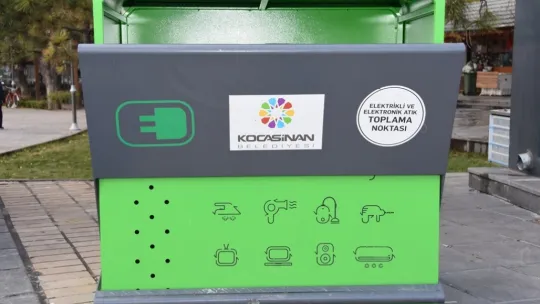 Kocasinan, 1 yılda 550 kilo elektronik atığı ekonomiye kazandırdı