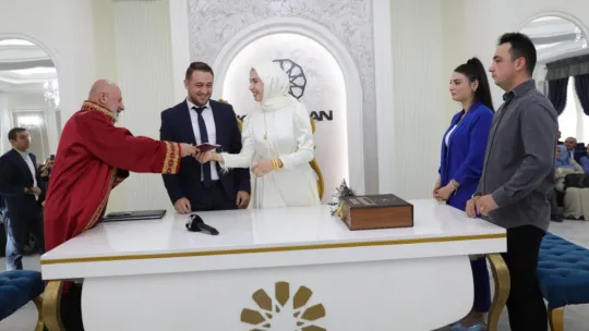 Kocasinan, 2023 yılında 2 bin 804 mutlu evliliğin temelini attı