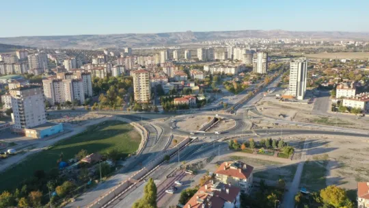 Kocasinan Belediyesi, akıllı kavşak ile 4 caddeyi birbirine bağladı