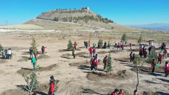 Kocasinan Belediyesi, Kızılay Haftası'nı ağaçlarla taçlandırdı