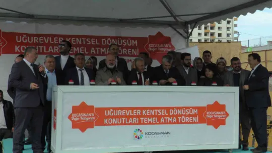 Kocasinan Belediyesi'nden Uğurevler'e değer katan kentsel dönüşüm
