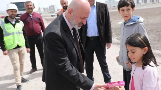 Kocasinan'da 6 derslikli anaokulun temeli atıldı