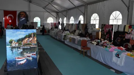 Kocasinan'da emeğin sanata dönüştüğü sergi, büyük beğeni topladı
