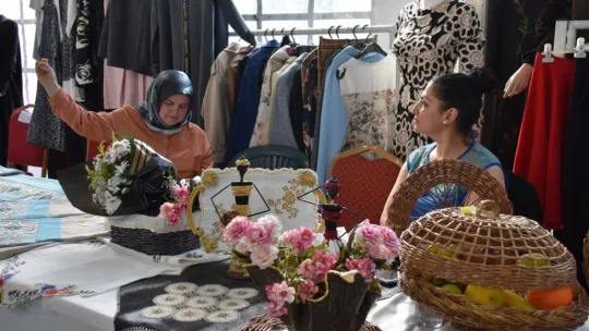 Kocasinan'da emeğin sanata dönüştüğü sergi, büyük beğeni topladı