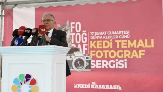 Kocasinan'da Kedi Temalı Fotoğraf Yarışması'nda kazananlar ödüllerini aldı