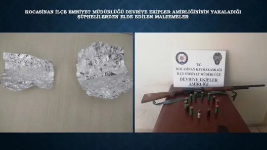 Kocasinan'da 33 faili meçhul  olay aydınlattı