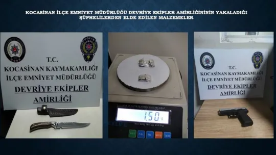 Kocasinan'da 33 faili meçhul  olay aydınlattı