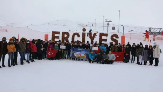 Kocasinanlı öğrenciler Erciyes'te