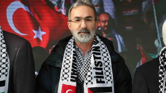Konya'da binler Filistin için yürüdü