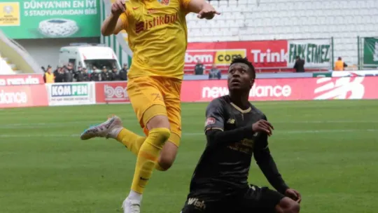 Konyaspor ile Kayserispor 31. randevuda