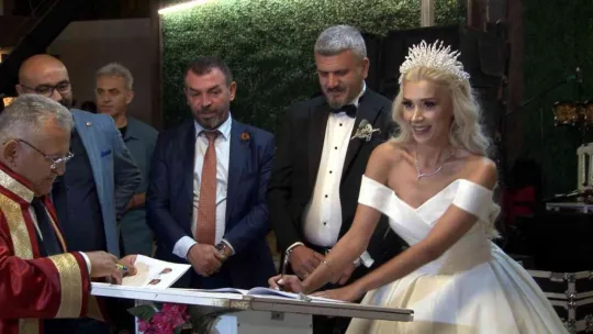Korkmaz ailesinin mutlu günü