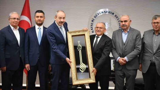 KTO heyetini ağırlayan Başkan Büyükkılıç'a 'birlik' vurgusu