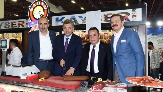 Kayseri'nin Yöresel ürünleri Antalya YÖREX Fuarı'nda tanıtıldı