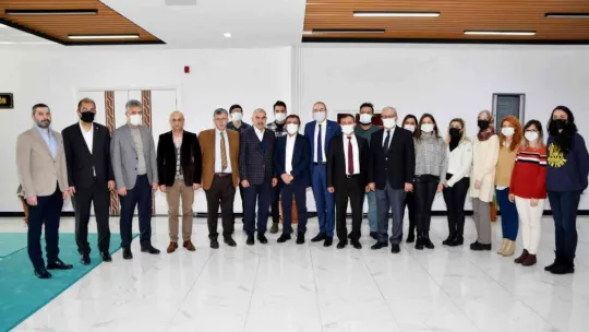KTO yönetiminden ERÜ'ye tebrik ziyareti