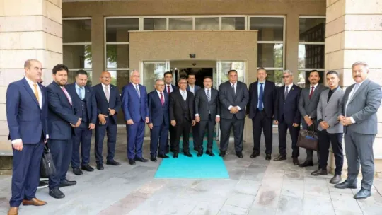 Libya Heyeti'nden Vali Çiçek'e ziyaret