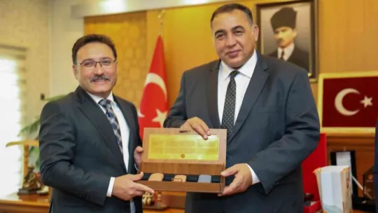 Libya Heyeti'nden Vali Çiçek'e ziyaret