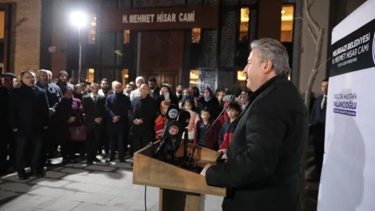 Mehmet Hisar Cami açıldı