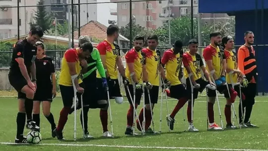 Melikgazi Ampute takımı deplasmanda kazandı