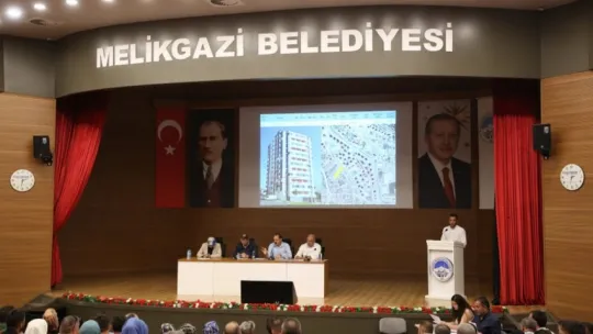 Melikgazi Belediyesi, 33 dairenin ihaleyle satışını gerçekleştirdi