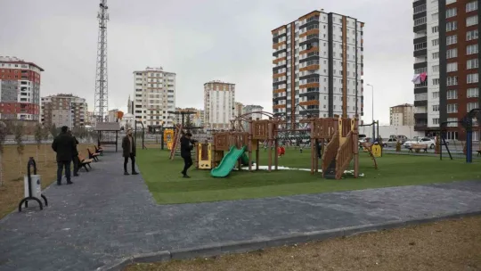 Melikgazi'de bir park daha hizmete açılıyor