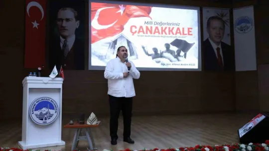 Melikgazi'de gençlere özel 'Milli Değerlerimiz Çanakkale' konferansı