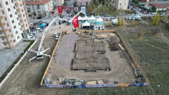 Melikgazi'de Hatice-Azmi Nalbantoğlu Aile Sağlığı Merkezi temeli atıldı