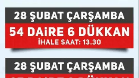 Anbar'da kat karşılığı konut ve dükkân ihalesi