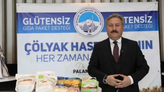 Melikgazi'den Çölyak Hastalarına Destek Devam Ediyor